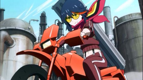 Ryuko Matoi Motor Bike Ver. Anime Bodies, Kill A Kill, Kill La Kill Art, Ryuko Matoi, Kill La Kill, Ben 10, Anime Character, Otaku, Anime Art