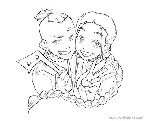 Atla Sketches, Avatar Sokka, Suki Avatar, Manga Coloring Book, Avatar Korra, Coloring Contest, Ty Lee, Avatar Series, Avatar The Last Airbender Art