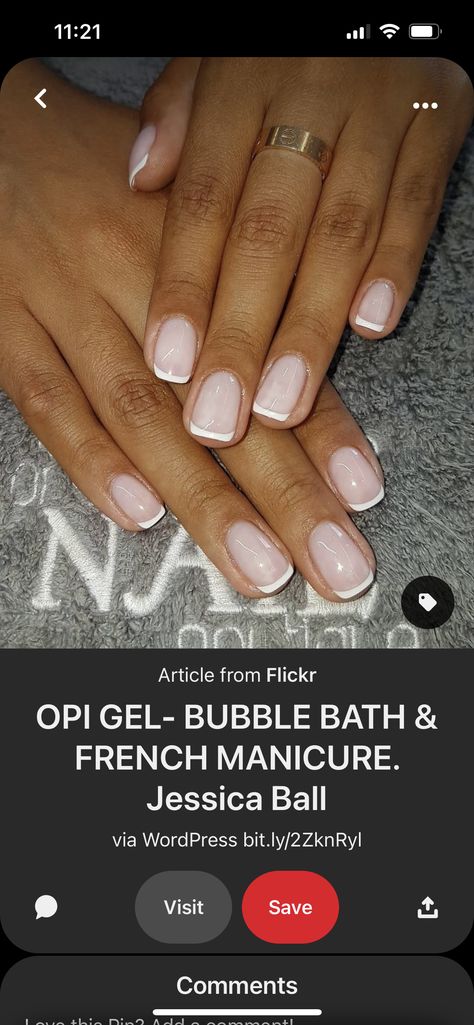 Bubble Bath With French Tip, Bubble Bath French Nails, Nails Funny Bunny, Funny Bunny, Bubble Bath, Base Coat, French Manicure, French Nails, Pretty Nails