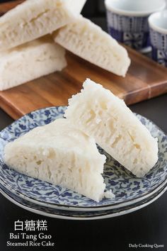 Chinese Cake, Steamed Rice Cake, Hawaiian Recipes, Rice Cake Recipes, Fluffy Cake, Perfect Rice, Steamed Cake, Chinese Dessert, Nice Food