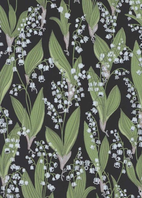 Lily Of The Valley Wallpaper, Valley Wallpaper, Leaf Vector, Sandberg Wallpaper, Lily Of The Valley Flowers, Australian Native Flowers, Valley Flowers, Flower Pictures, Lily Of The Valley