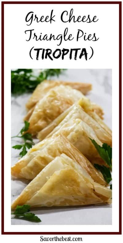 Tyropita Recipe, Tiropita Recipe, Greek Cheese Pie, Greek Appetizer, Cheese Triangles, Greek Appetizers, Greek Cheese, Recipes Authentic, Bite Size Appetizers