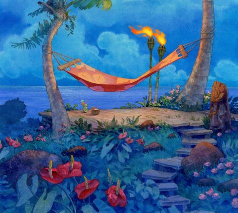 Lilo & Stitch Stitch 626, Lilo And Stitch 2002, Bg Design, Lilo Y Stitch, Disney Background, Lilo Et Stitch, Disney Concept Art, Lilo E Stitch, Walt Disney Pictures