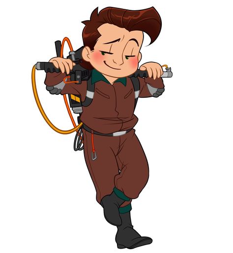 Ghostbusters Stranger Things, Ghostbusters Fanart, Ghostbusters Egon, Slimer Ghostbusters, Ghostbusters 3, Egon Spengler, The Real Ghostbusters, Chibi Style, The Resident