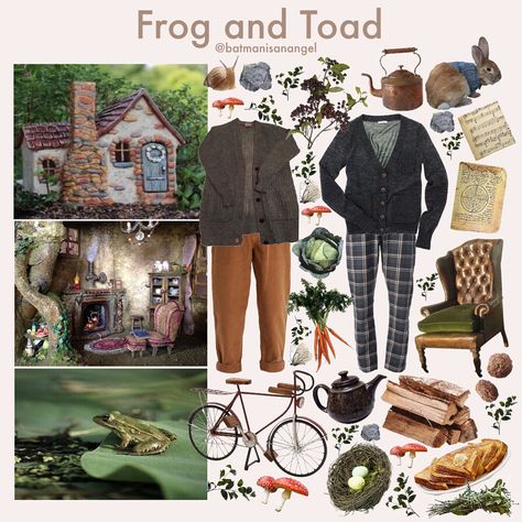 Frog And Toad Outfit, Frog And Toad Costume, Frog And Toad Aesthetic, Toad Aesthetic, Toad And Frog, Frog Ideas, Toad Costume, Frog Aesthetic, Fancy Lady