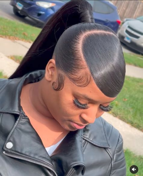 Extended Ponytails For Black Women, Bridesmaids With Different Hairstyles, High Swoop Ponytail Weave, Gel Ponytail Hairstyles For Black Women, Packing Gel Hairstyle For Kids, Ponytail With Swoop For Black Women, Sleek Ponytail Weave With Swoop, Gel Up Ponytail For Black Women, Pony Styles Ponytail Hairstyles