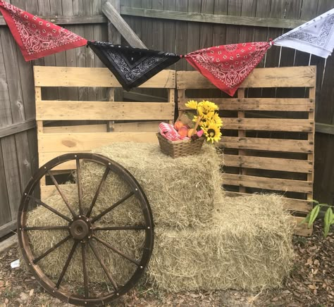 Adult Western Party, Western Vbs, Western Centerpieces, Country Western Parties, Cowboy Party Decorations, Western Party Decorations, Vbs 2025, Cowboy Theme Party, Halloween Photo Booth