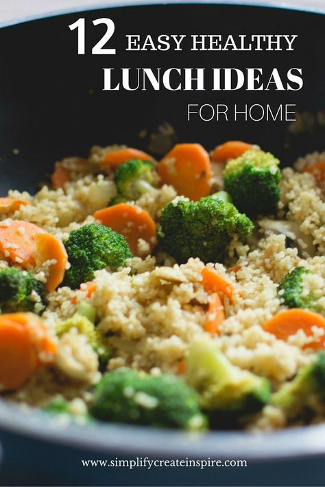 Lunch Ideas For Home, Lunch Ideas Kids At Home, Light Lunch Ideas, Easy Healthy Lunch Ideas, Home Lunch Ideas, Menu Suggestions, Easy Healthy Lunch, Healthy Lunches For Work, Quick Healthy Lunch