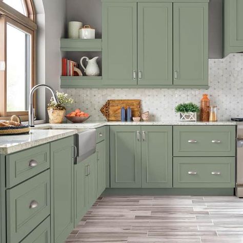 BEHR PREMIUM BEHR Cabinet Paint Colors - The Home Depot Cabinet Door Trim, Taupe Kitchen Cabinets, Taupe Kitchen, Trim Paint, Painted Kitchen Cabinets Colors, Cabinet Paint Colors, Door Trim, Kitchen Cabinet Colors, Kitchen Redo