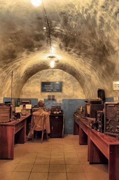 Soviet era bunker 1940s Aesthetic, Soviet Spy, Doomsday Bunker, Underground Shelter, Panic Rooms, Back In The Ussr, Fallout Shelter, Underground Bunker, Hidden Places