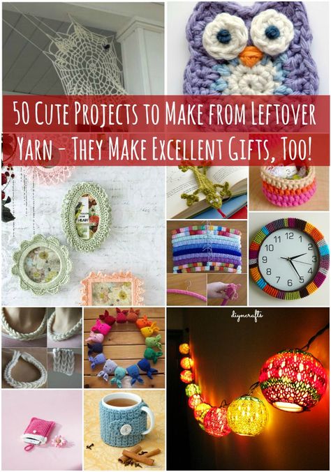 Leftover Yarn Project, Cute Projects, Scrap Yarn Crochet, Leftover Yarn, Quick Crochet, Crafts For Kids To Make, Yarn Projects, Beautiful Knitting, Crafts For Teens