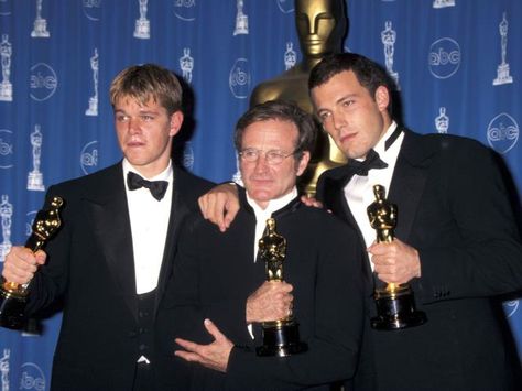 Williams also received an Academy Award for Best Supporting Actor in 1997, for his role as Dr Sean Maguire in the film 'Good Will Hunting'. Robin Williams Quotes, All Robins, Sean Maguire, Good Will Hunting, Matt Damon, Best Supporting Actor, Laugh At Yourself, Club Kids, Robin Williams