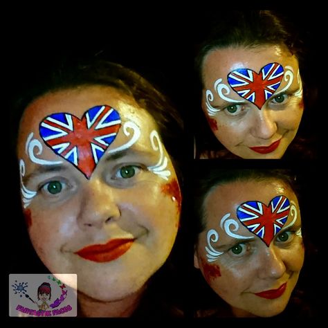 Union Jack Face Paint, England Flag, Face Painting Designs, Union Jack, Paint Designs, Face Painting, Face Paint, Carnival Face Paint, Carnival