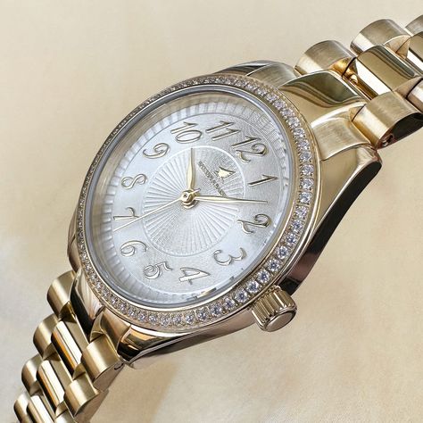 Milana Gold & Silver Link - Hexter & Baines - US Expensive Jewelry Luxury, Jewelry Luxury, Expensive Jewelry, Rose Gold Bracelet, Gold Case, Beautiful Watches, White Dial, Stone Settings, Bracelet Sizes