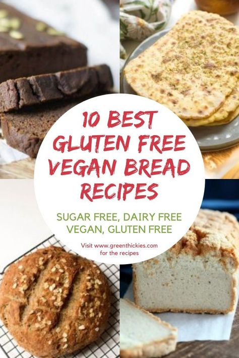 Vegan Gluten Free Bread, Green Thickies, Gluten Free Vegan Bread, Vegan Bread Recipes, Homemade Gluten Free Bread, Gluten Free Bread Recipes, Best Gluten Free Bread, Vegan Bread Recipe, Chocolate Zucchini Bread