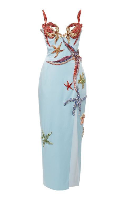 Embellished Satin Midi Dress By Versace | Moda Operandi Versace Fashion, Shrimp Cocktail, Fits Inspo, Wardrobe Inspiration, Satin Midi Dress, Moda Vintage, Fit Inspo, Modern Fashion, Fancy Dresses