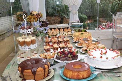 Decorações Com Comidas, Coffee Break, Afternoon Tea, Bridal Shower, Cafe, Table Decorations, Coffee