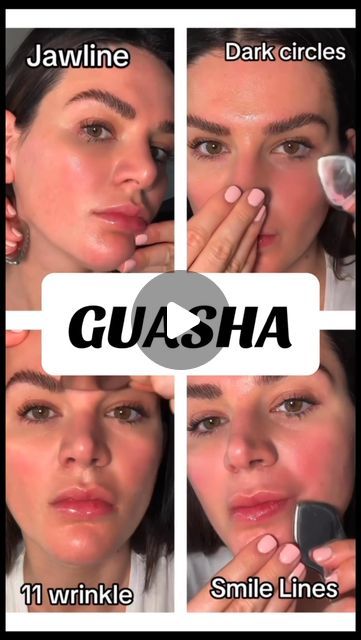 Sarah Fraggis on Instagram: "Full Gua sha routine to follow for your face using a traditional heart shaped gua sha. 

So excited for you all to reap the gua sha facial benefits! 

❤️save video and gua sha with me when you can

Apply a facial oil and follow each exercise doing each movement 3 times each

Give yourself a week and start noticing changes.

All products used and full tutorials can be found at filterlessera.com

xoxo- Sarah #guashatutorial #facialexercise #skincareguasha #guasha" Gua Sha Nose Shape, 11 Wrinkles, Gua Sha Tutorial, Guasha Tool, Gua Sha Routine, Facial Benefits, Traditional Heart, Gua Sha Facial, Smile Lines