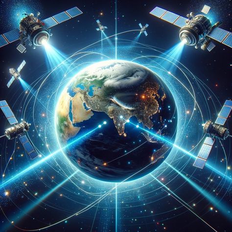 SpaceX's Starlink project aims to provide global internet coverage from space. Using a constellation of satellites in low Earth orbit, Starlink seeks to bring high-speed internet to remote and underserved areas of the world. #TechLanes #Technology #TechFacts Starlink Satellite, Space Satellite, Speed Internet, Earth Orbit, High Speed Internet, Space Exploration, Fantasy Landscape, Fun Easy, Tupperware