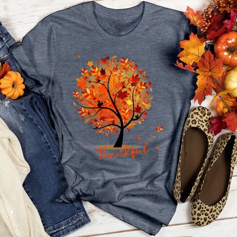 Faithful Fall Collection - Christian Lifestyle Collections Fall Tee Shirts, Polka Dot Pumpkin, Fall Tee, Christian Tees, Prism Color, Fall Collections, Autumn Theme, Hoodie Top, Tee Shop