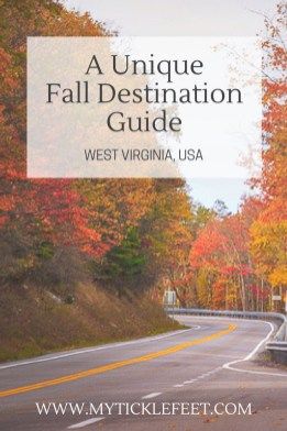 Unique fall destination in USA West Virginia Virginia Road Trip, Fall Weekend Getaway, La Travel Guide, Virginia Fall, Virginia Vacation, Fall Road Trip, Virginia Usa, Vacation Usa, Unique Fall