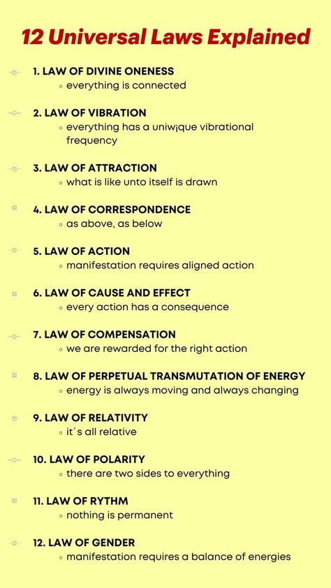 12 Universal Laws, Universal Laws, Quotes Morning, Energy Healing Spirituality, Self Care Bullet Journal, Become Wealthy, Writing Therapy, Morning Inspirational Quotes, Positive Self Affirmations