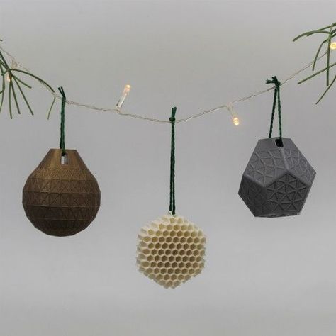 Set of Three 3D Printed Christmas Ornaments by 3DPrintProjectAthens Want to unleash your inner creativity and make something similar? Visit http://shop.bionicinventor.com?utm_content=buffer74307&utm_medium=social&utm_source=instagram.com&utm_campaign=buffer and get started! Website - @cults3D STL Link: https://cults3d.com/en/3d-model/home/set-of-three-christmas-ornaments?utm_content=buffer6ff77&utm_medium=social&utm_source=instagram.com&utm_campaign=buffer @3dprintproject.athens Pom Pom Wreath, 3d Christmas, Pattern Images, Stl Files, Online Pattern, Christmas Wreaths Diy, Christmas Star, Christmas Tree Ornament, Christmas Pattern