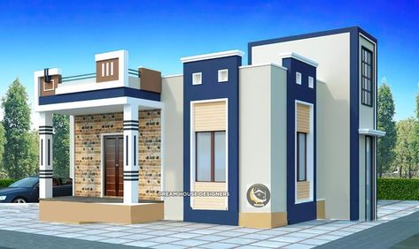 dream house creators House Elivesan, Small House Front Elevation, Small House Design Kerala, House Front Elevation, Single Floor House Design, Front Wall Design, Bungalow Style House, House Balcony, Houses Design