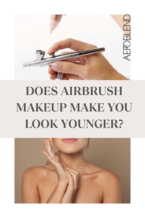 Curious if airbrush makeup can turn back the clock? Our latest blog on Aeroblend.com explores how airbrush makeup can create a youthful, flawless look by providing even coverage, minimizing fine lines, and giving your skin a smooth, radiant finish. Learn how the right application techniques and products can help you achieve a fresh, younger appearance effortlessly! Get expert tips to achieve the perfect airbrushed look and keep your skin looking radiant and flawless! Air Brush Makeup, Makeup Questions, Best Airbrush Makeup, Airbrush Makeup Kit, Special Event Makeup, Makeup Starter Kit, Airbrush Foundation, Event Makeup, Hey Gorgeous