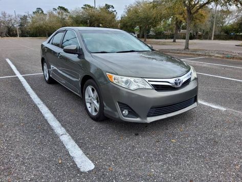 2012 Toyota Camry For Sale in Jacksonville, FL 2012 Toyota Camry, Camry 2012, Sunglass Holder, Gray Interior, Jacksonville Fl, Tyre Size, Spare Tire, Side Mirror, Rear Seat