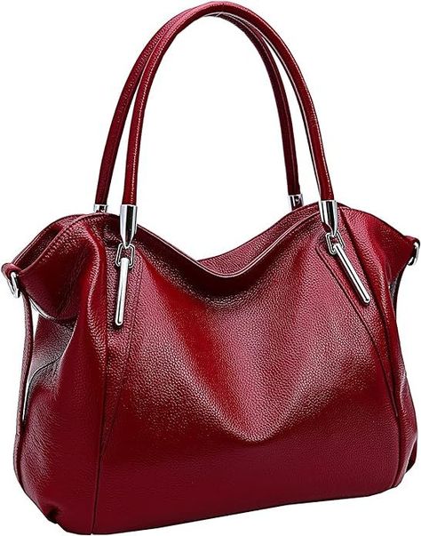 HESHE Genuine Leather Purses and Handbags for Women Tote Top Handle Shoulder Hobo Bag Satchel Ladies Crossbody Bags Kavu Rope Bag, Work Tote Bag, Ladies Purse, Perfect Handbag, Genuine Leather Purse, Handbags Tote, Leather Handbags Tote, Genuine Leather Handbag, Purses Designer