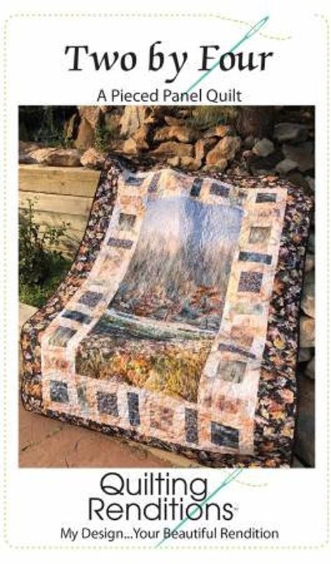 "This listing is for the printed paper pattern to the quilt 'Two by Four' from Quilting Renovations  This Pattern is panel friendly and offers two sizes Finished Measurements: 48.5\"x68.5\"  or  58.5\"x 68.5\"" Pecan Bark, Quilt Panels, Panel Quilt Patterns, Fabric Panel Quilts, Bark Recipe, Panel Quilts, Quilt Sizes, Printed Quilt, Throw Quilt