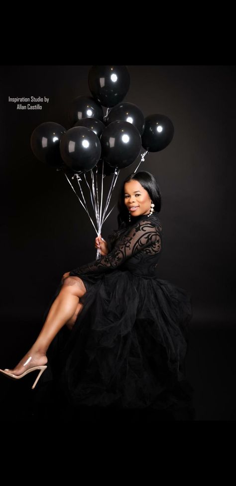 Birthday photo session
Black tulle skirt
Black queen 
Black balloons Birthday 37 Years Photo Shoot, 50th Birthday Photoshoot Outfits, Photo Shoot For 50th Birthday, 40tg Birthday Photoshoot, 40th Birthday Photoshoot Ideas For Women Studio, Photo Shoot 50th Birthday, 40th Birthday Photo Shoot Ideas Indoor, 50th Birthday Photo Session, 45th Birthday Photoshoot Ideas For Women