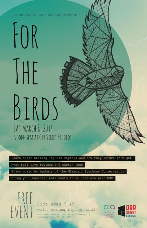 FOR THE BIRDS poster design on Behance Save Birds Poster, Bird Poster Design, Poster About Nature, The Birds Poster, Drawing List, Program Poster, Art Genres, Birds Poster, Postage Stamp Design