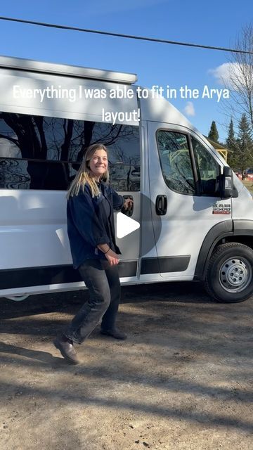 Ozzie Vans | Boho Minimalistic Van Conversions on Instagram: "The OG Arya! Shes available for sale now, and she’s available as a layout for a custom conversion! 

See link in bio for more deets on this dreamy, cabin-ey adventure van! 

.
.
.
.
.

#vantok #van #vanlife #nomad #femalevanlife #travel #vanbuildcompany
#vanbuilder #buildout  #conversion #vanconversion #convertavan #buildavan #ozzievans #queer #lgbtq #gay #DIYvanbuild #nomadliving #sustainbleliving #solarpower #offgridvan #women #womenwhobuild #womenentrepreneurs #womenowned #campervan" Van Conversion Layout, Amazon Delivery, Adventure Van, Van Conversions, Van Conversion, Van Life, Solar Power, Link In Bio, Cabin