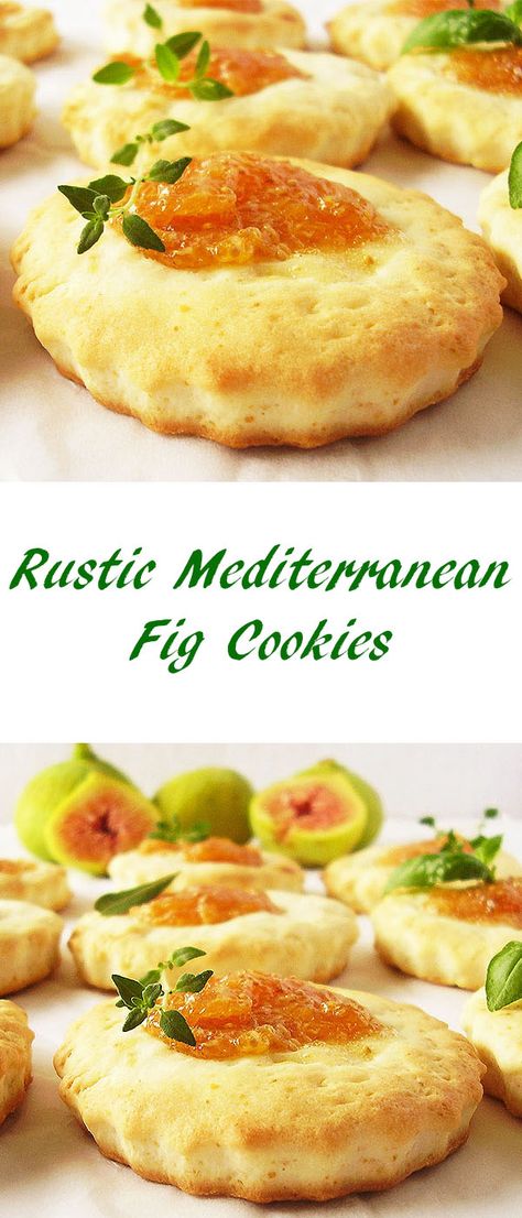 Homade Cookies, Fig Cookies Recipe, Rustic Cooking, Mediterranean Desserts, Easy Homemade Cookies, Fig Cookies, Rustic Mediterranean, Golf Cake, Making Cake