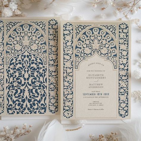 Classic Navy Blue & Cream Lace Wedding#Elegant #DIYWeddingInv #UniqueInvitations #WeddingInspo
#WeddingIdeas Museum Invitation Design, Turkish Wedding Invitations, Wedding Map Invitation, Blue Invitation Card, Blue Spring Wedding, Navy Blue Backdrop, Dream Wedding Invitations, Wedding Invite Ideas, Botanical Motifs