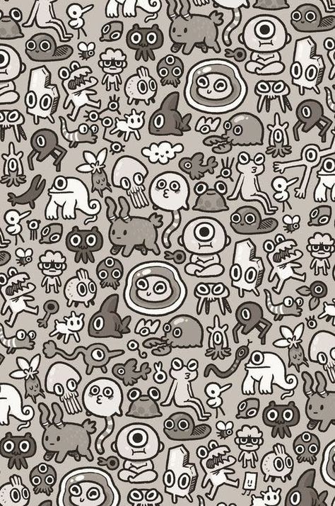 Mini Tela, Weird Doodles, Graffiti Doodles, Be Weird, Monster Illustration, 캐릭터 드로잉, Wow Art, Doodle Art Designs, Cute Monsters