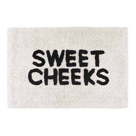 Give yourself a little happy message when you get ready for the day and end the day. New bathmats in store and online. . . . #bathmat #sweetcheeks #hellolovely #homedecor #bathdecor #shopsmall Bath Mats Bathroom Ideas, College Bathroom, College House, Luxury Pajamas, Mobile Boutique, Sweet Cheeks, Future Apartment, College Apartment, Tiny Bedroom