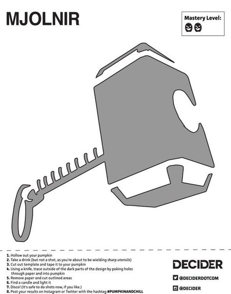 Marvel: Avengers: Thor (Pumpkin Stencil - Pumpkin Pattern - Pumpkin Template - Jack-o-lantern stencil) : PumpkinStencils Avengers Pumpkin Carving Stencil, Avengers Pumpkin Carving, Superman Pumpkin, Marvel Pumpkin Carving, Marvel Pumpkin, Marvel Avengers Thor, Outline Stencil, Pumpkin Carving Stencils Templates, Pumpkin Carving Stencil