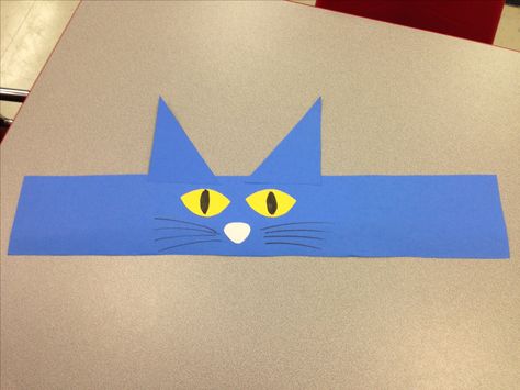 Pete the Cat hat...could use for rocking in my school shoes. Cat Ear Template, Ear Template, Pixar Inside Out, Pete The Cats, Cat Activity, Activities For Preschoolers, Inside Out 2, Womens Tank Top, Pete The Cat