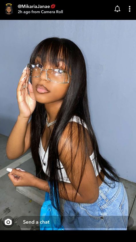 Sew In With Bangs, Frontal Hairstyles, Pretty Hair Color, Fringe Hairstyles, Hair Laid, Front Lace Wigs Human Hair, Sew In, Baddie Hairstyles, Wigs With Bangs