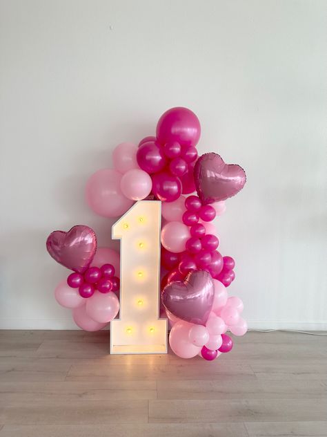 One Singular Sensation Birthday, Love Theme First Birthday, Valentines Birthday Party Decorations, Sweetheart 1st Birthday, Love First Birthday Theme, Sweet One First Birthday Valentines, Our Little Sweetheart Is Turning One Decor, Sweet Heart Birthday Theme, Heart Themed First Birthday Party