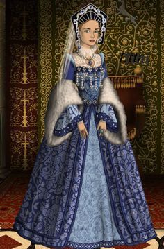 Royal Princess Dress, Rhea Royce, Tudor Dress Up, Elizabeth Tudor, Tudor Dress, Tudor Costumes, Doll Divine, Barbie Gowns, Mary I