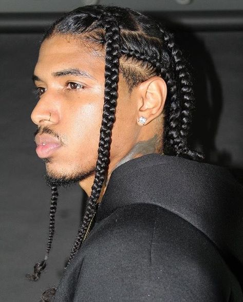 4 Box Braids Hairstyles, Box Braids Hairstyles Men, 4 Box Braids, Braids Hairstyles Men, Box Braids Men, Hairstyles Twist, Braids Natural, Braid Styles For Men, Trendy We Fryzurach