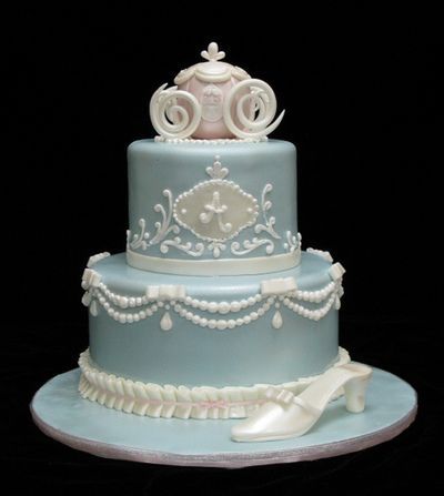 Cinderella Wedding Cake, Cinderella Sweet 16, Torte Creative, Princess Cakes, Cinderella Cake, Torte Cupcake, Cinderella Birthday, Cinderella Wedding, Disney Cakes