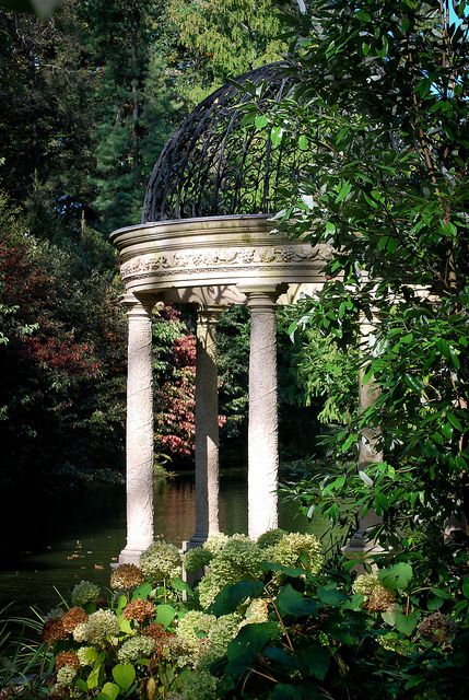 Gazebo | Flickr - Photo Sharing! Outdoor Gazebo, Cottage Garden Design, Longwood Gardens, Garden Gazebo, Outdoor Retreat, Garden Structures, Garden Gates, Dream Garden, Cottage Garden