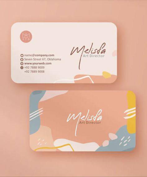 Abstract Business Card Template AI, EPS, PSD Aesthetic Elements Canva, Boutique Business Cards, Card Design Template, Business Fonts, Business Notes, Graphic Design Business Card, Visiting Card Design, Business Card Design Creative, Creative Typography