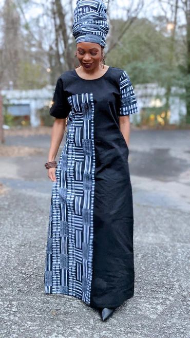 African Print Long Dress, Kente Dress, African Fabric Dress, Long African Dresses, African Print Dress Ankara, African Dresses Modern, Afrikaanse Mode, African Wear Dresses, African Print Dress Designs