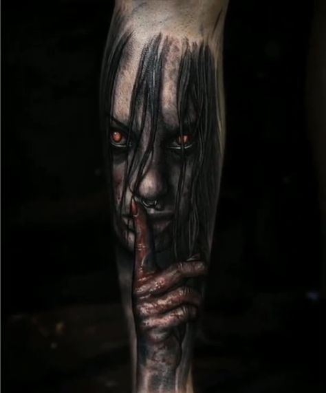 Tattoo Ideas Unique, Realistic Tattoo Sleeve, Evil Tattoos, Devil Tattoo, Devil Girl, Tattoo Inspiration Men, Scary Tattoos, Horror Tattoo, Top Tattoos